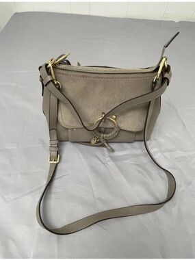 See By Chloe Joan Small Leather and Suede Hobo Bag